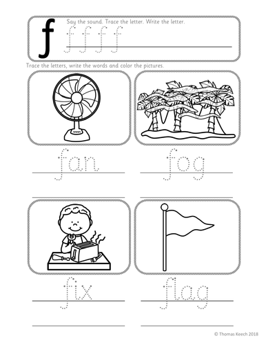 phonics worksheets lesson plan flashcards jolly phonics letter f lesson pack teaching resources