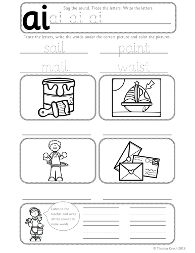 Phonics Worksheets Lesson Plan Flashcards Jolly Phonics Ai Lesson