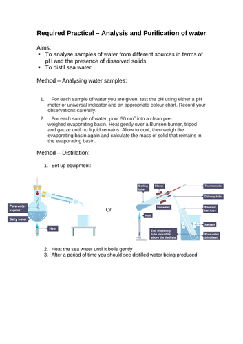 Chemistry Paper 2 (triple) Practicals