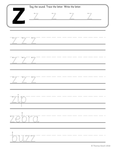 phonics worksheets lesson plan flashcards jolly phonics letter z lesson pack teaching resources