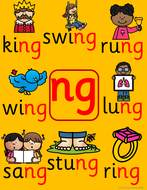 phonics worksheets lesson plan flashcards jolly phonics letter ng