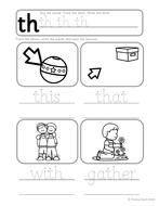 Phonics Worksheets, Flashcards - Jolly Phonics Voiced th Lesson Pack ...