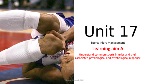 Btec Sport Level 3 Unit 17 Sports Injury management