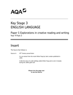 AQA Language Paper 1 - White Fang and Tutankhamun walk-through (4
