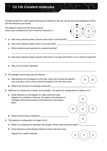 AQA GCSE 9-1 CHEMISTRY UNIT 2.1 Chemical bonds, ionic, covalent and ...