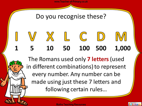 Roman Numerals to 1000 (M) - Year 5 | Teaching Resources