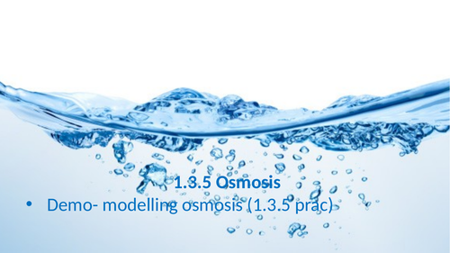 1.3.5 Osmosis (AQA 9-1 Synergy)