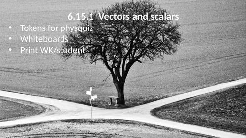 6.15.1 Vectors and scalars (AQA 9-1 Synergy)