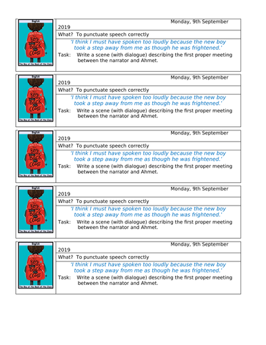32 lessons - 'The Boy at the Back of the Class' by Onjali Rauf - Year 4 ...