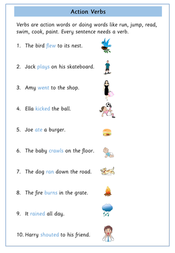 action-verbs-teaching-resources