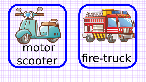 Transport. Audio vocabulary.