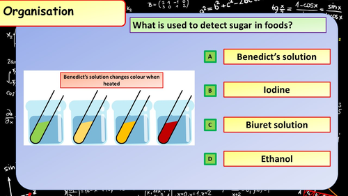 £1 ONLY! KS4 AQA GCSE Biology (Science)Organisation Multiple Choice ...