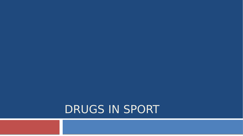 Drugs in Sport GCSE PE OCR