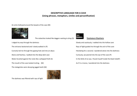 What can you taste in a cave picture