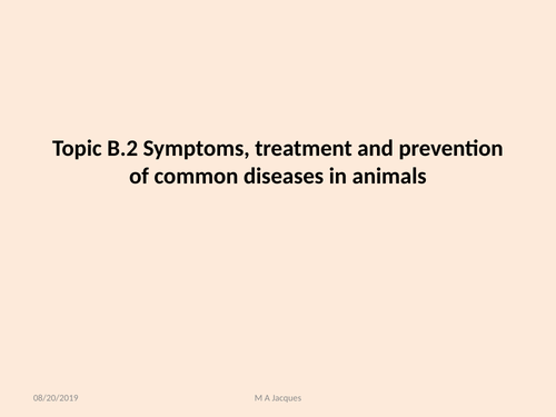 ringworm, salmonella and Myxomatosis