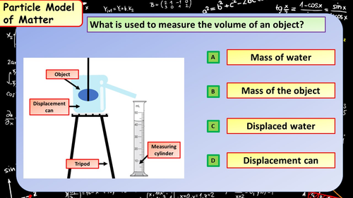 £1 ONLY! KS4 AQA GCSE Physics (Science)Particle Model of Matter