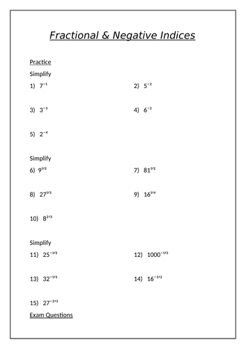 10 gcse higher algebra worksheets teaching resources