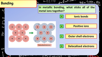 £1 ONLY! KS4 AQA GCSE Chemistry (Science) Bonding Multiple Choice ...