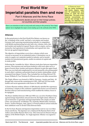 WW1 and its aftermath AQA introduction. | Teaching Resources