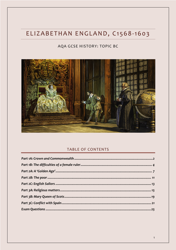 Elizabethan england essay image