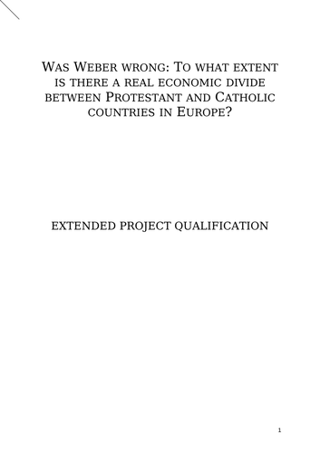 epq dissertation examples