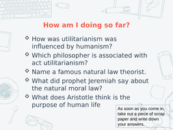 Doctrine of Double Effect (Edexcel new spec) Teaching Resources