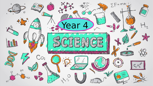 Year 4 science curriculum break down and assessment unit of work teaching resources