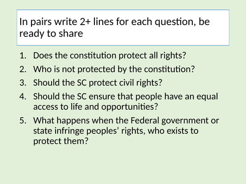 SCOTUS - guardian of the constitution