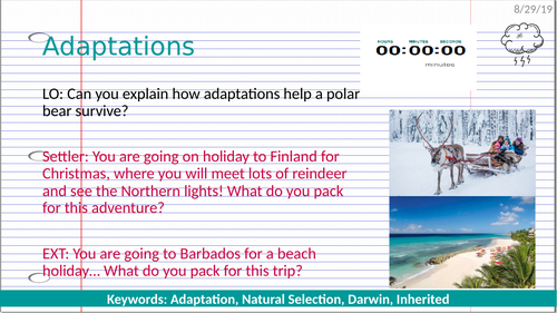 KS3 Adaptations