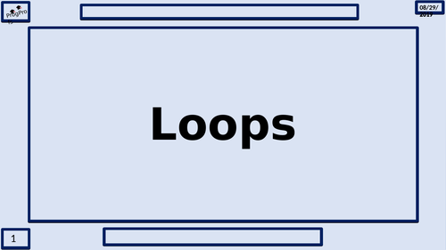 Loops - definite and indefinite