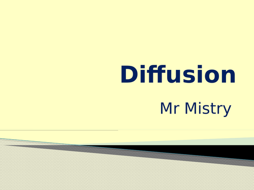 Diffusion (& Surface Area) Lesson -->AQA 9-1 GCSE Combined Science/TRIPLE BIOLOGY