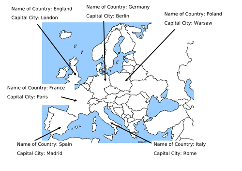 Geography Worksheet ANSWERS