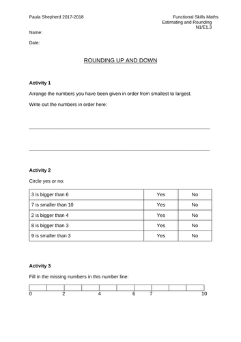 Rounding and estimation using money - FULL LESSON