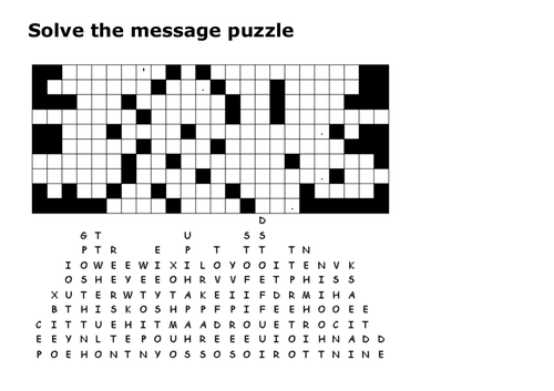 Solve the fallen phrase message puzzle from William Wallace