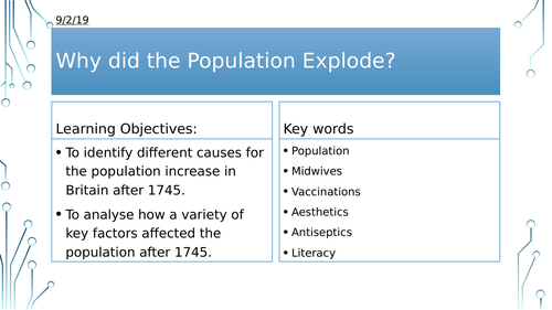 Year 8: Why did Britain's Population Explode after 1745?