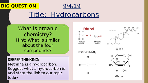 AQA new specification-Hydrocarbons-C9.1