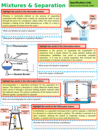 KS4 AQA GCSE Chemistry (Science) Mixtures & Separation Lesson ...