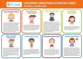 Breathing Exercise Playing Cards | Teaching Resources