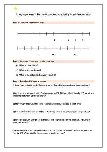 maths-using-negative-numbers-in-context-year-6-teaching-resources