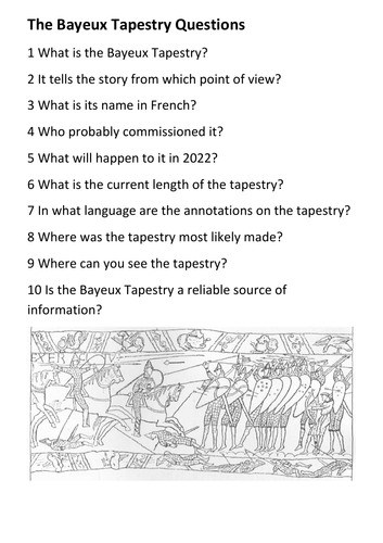 The Bayeux Tapestry Research Questions