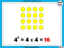 square numbers year 5 teaching resources