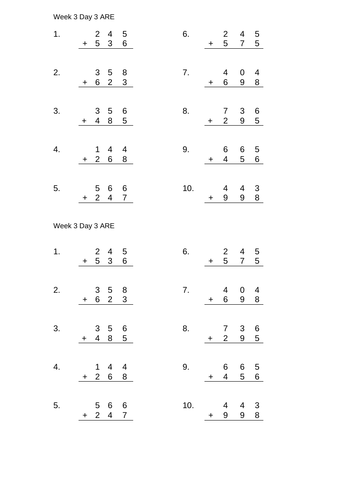 problem solving addition year 4