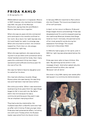 frida kahlo essay introduction