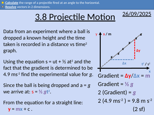 OCR AS level Physics: Projectile Motion