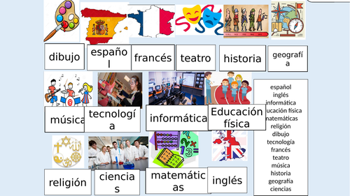 Mira 1 - Unit 2 - En el instituto - 110 PowerPoint slides