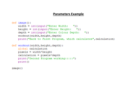 Subroutines - functions and procedures with Python | Teaching Resources