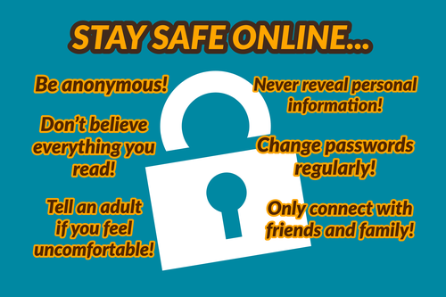 E-Safety Posters: Stay Safe Online | Teaching Resources