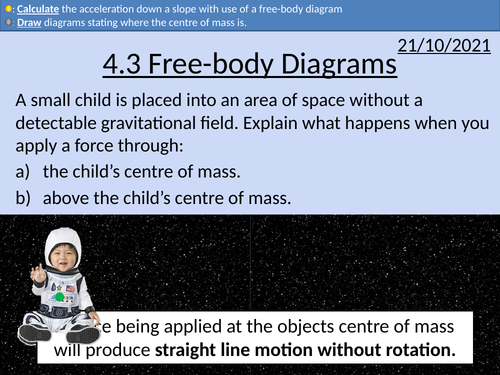 OCR AS level Physics: Free body diagrams