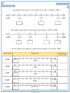 year 4 week 4 differentiated place value worksheets white rose style