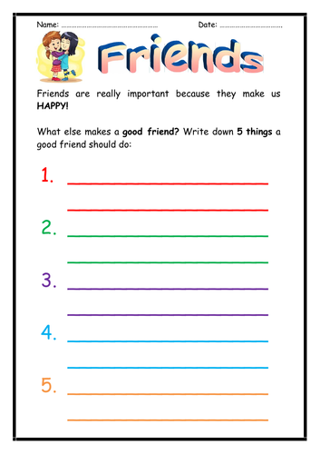 Friends - Worksheet